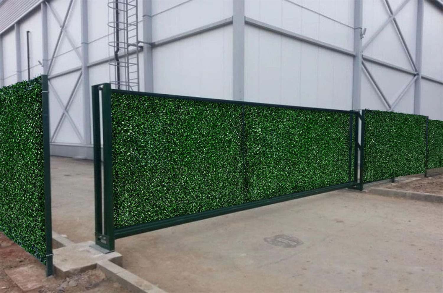 Травяные декоративные заборы